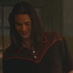 Luca’s black piping shirt on Good Trouble