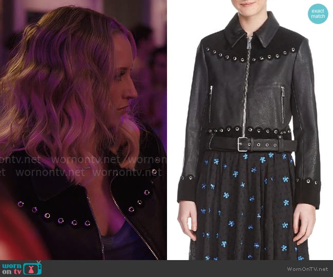 Maje Barisco Jacket worn by Pixie (Ingrid Michaelson) on Girls5eva