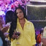 Mia’s yellow windbreaker mini dress on The Real Housewives of Potomac