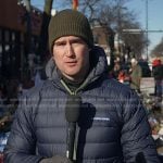 Morgan’s grey puffer jacket on Today