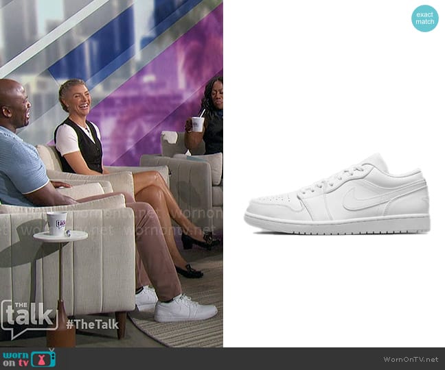 Nike Air Jordan 1 Low worn by Akbar Gbajabiamila on The Talk