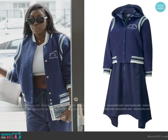 Puma Ambrose x Victory Varsity Jacket worn by Wendy Osefo on The Real Housewives of Potomac