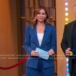 Rebecca’s denim pant suit on Good Morning America