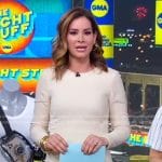 Rebacca’s ivory flare dress on Good Morning America