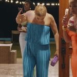 Robyn’s blue pleated jumpsuit on The Real Housewives of Potomac