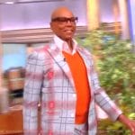 RuPaul’s plaid suit on The View