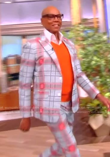 RuPaul's plaid suit on The View