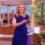 Sara’s cape sleeve midi dress on The View