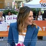 Savannah’s denim blazer on Today