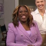 Sheryl’s lilac blazer on The Talk