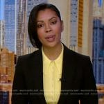 Shirleen Allicot’s yellow ribbed polo top on Good Morning America