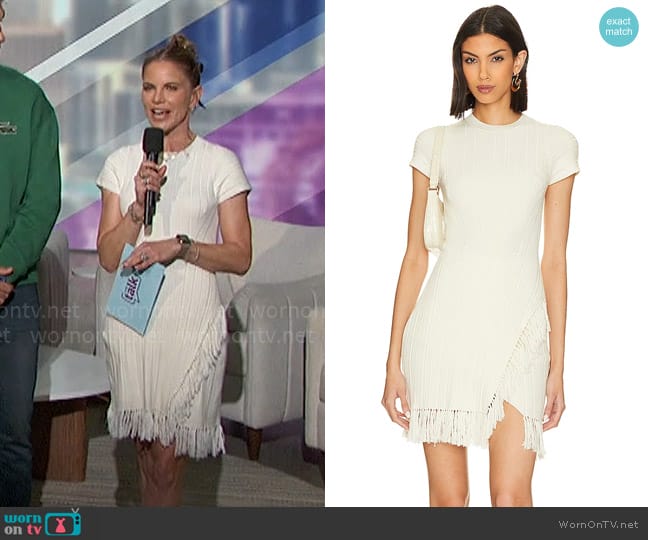 Simkhai Demitria Dress worn by Natalie Morales on The Talk