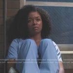 Simone’s white sneakers on Greys Anatomy