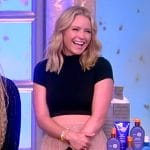 Sara’s beige tulle skirt on The View