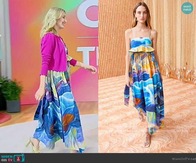 Ulla Johnson Leighton Dress worn by Ingrid Fetell Lee on Tamron Hall Show