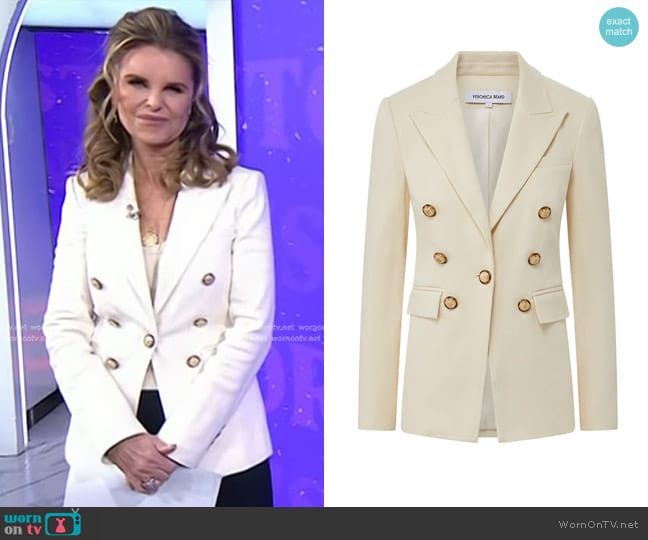 WornOnTV: Maria’s white double breasted blazer on Today | Maria Shriver ...