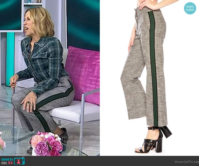 WornOnTV: Sheryl Crow’s green plaid embellished top on Today | Clothes ...