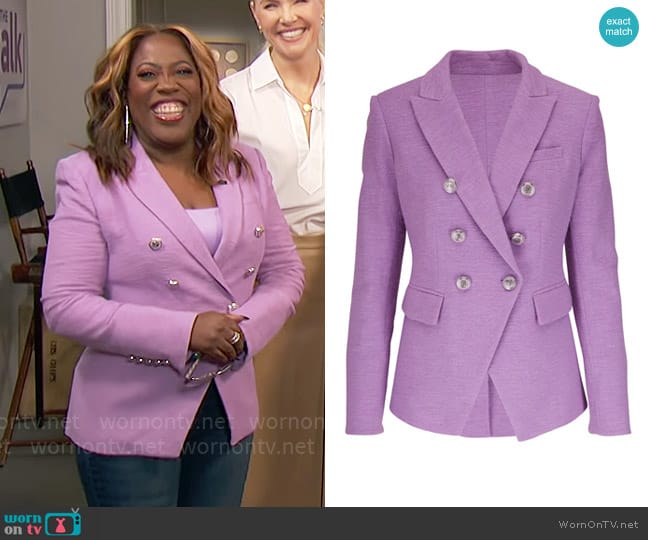 WornOnTV: Sheryl’s lilac blazer on The Talk | Sheryl Underwood ...