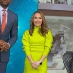 Lori’s yellow sweater dress on Good Morning America