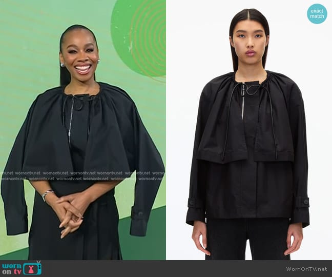 3.1 Phillip Lim Blouson Poplin Jacket worn by Anika Noni Rose on Today