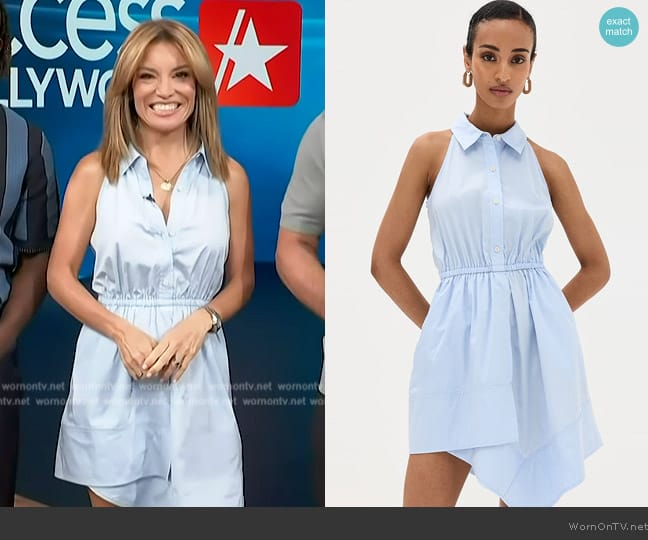 A.L.C. Aria Dress worn by Kit Hoover on Access Hollywood