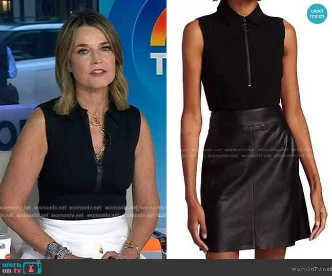 WornOnTV: Savannah’s black vest and skirt on Today | Savannah Guthrie ...