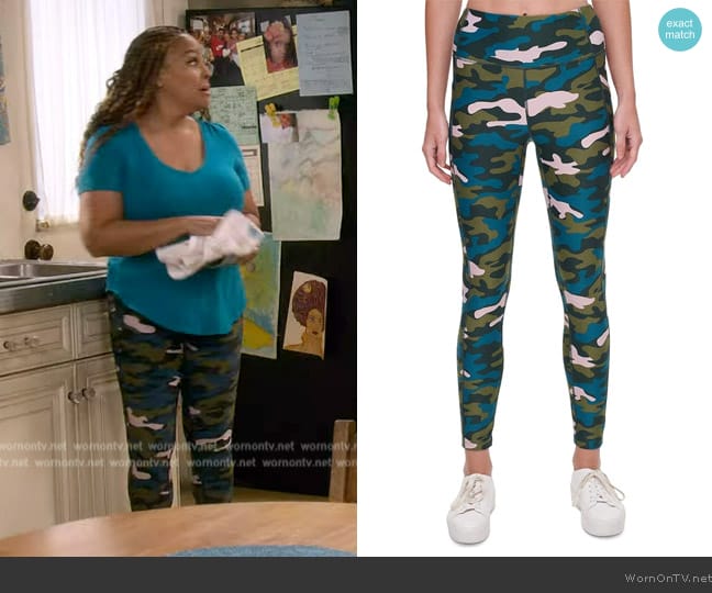 Calvin Klein Performance womens Leggings worn by Regina Upshaw (Kim Fields) on The Upshaws