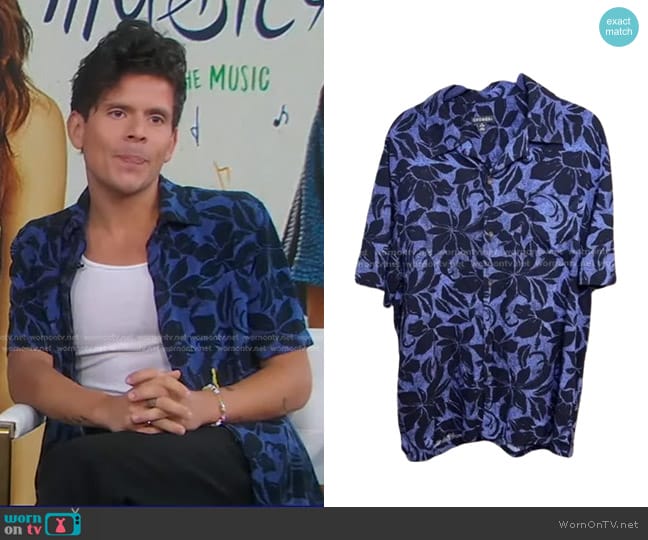 George Hawaiian Shirt worn by Rudy Mancuso on Good Morning America