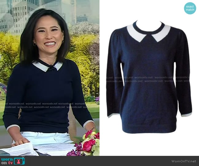 J. Crew Tippi Sweaters worn by Vicky Nguyen on Today