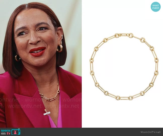 Laura Lombardi Ilaria Chain Necklace worn by Molly Novak (Maya Rudolph) on Loot