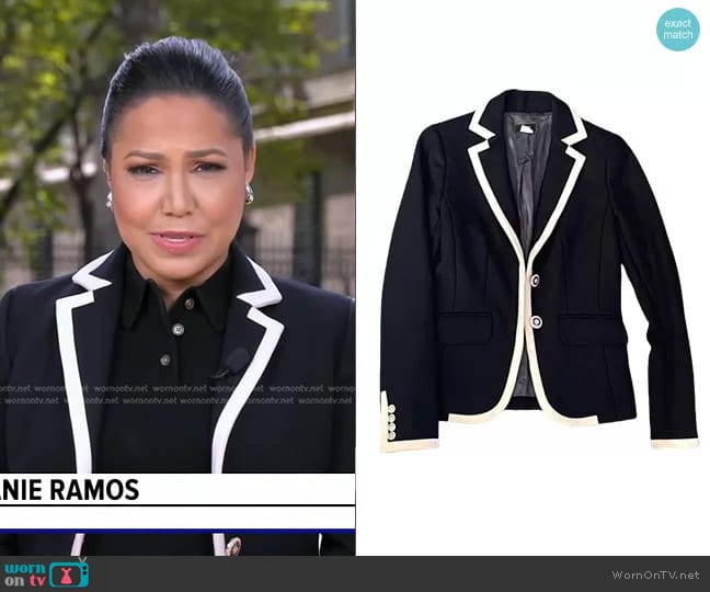 J. Crew Lexington Blazer worn by Stephanie Ramos on Good Morning America