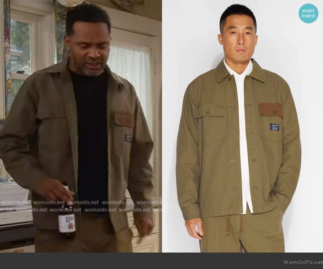 Banks Journal Oliver Field Jacket worn by Bernard Upshaw (Mike Epps) on The Upshaws