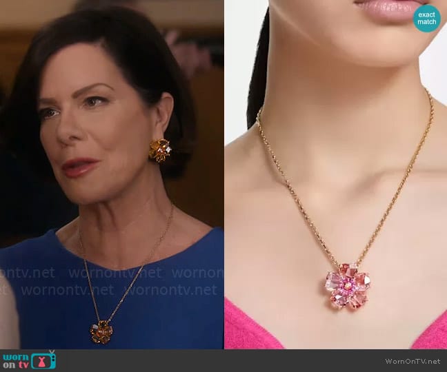 Swarovski Florere necklace worn by Margaret Wright (Marcia Gay Harden) on So Help Me Todd