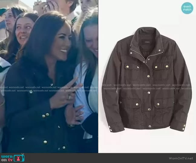 J. Crew The Downtown Field Jacket worn by Kaylee Hartung on Today