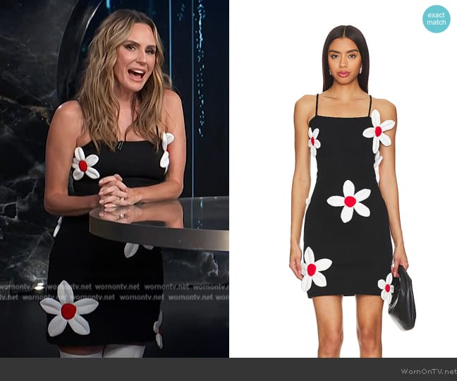 Tyler McGillvary Daisy Dress worn by Keltie Knight on E! News