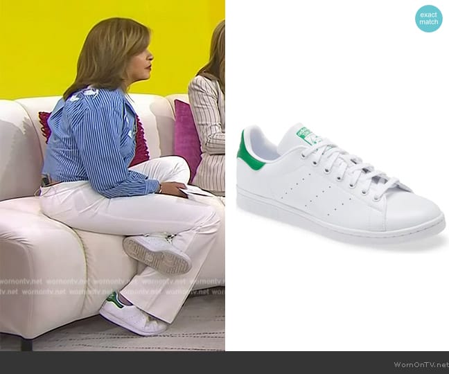 Adidas Primegreen Stan Smith Sneaker worn by Hoda Kotb on Today