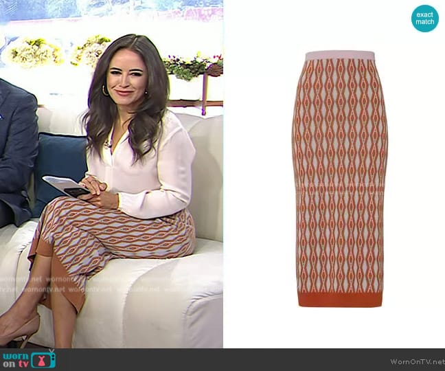 Aknvas Geena Skirt worn by Kaylee Hartung on Today