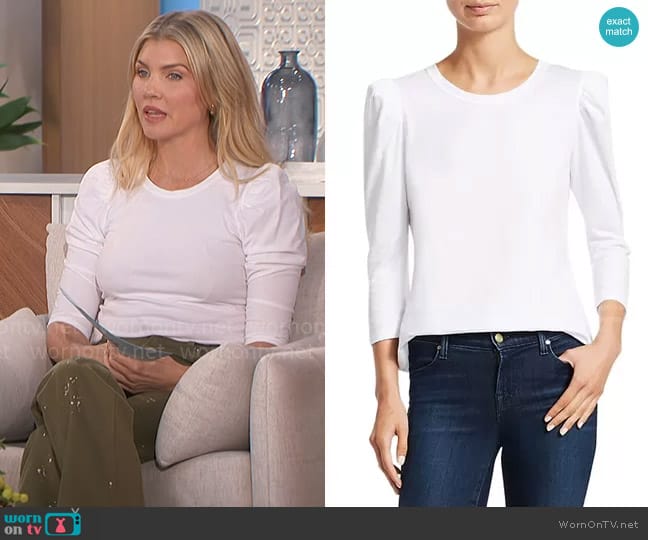 A.L.C. Karlie Tee worn by Amanda Kloots on The Talk