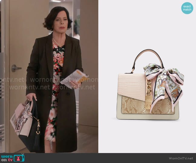 Aldo Caiillaa Bag worn by Margaret Wright (Marcia Gay Harden) on So Help Me Todd