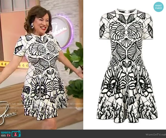 Alexander McQueen Seashell Motif Knitted Dress worn by Jennifer Tilly on Sherri