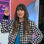 Alison Brie’s houndstooth jacket on Today