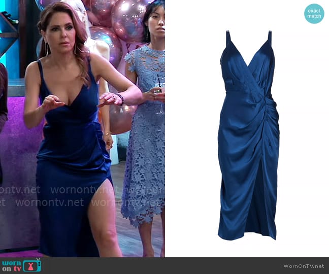 Amanda Uprichard Carmel Dress in Emerson worn by Olivia Falconeri (Lisa Lo Cicero) on General Hospital