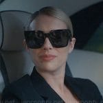 Anna’s oversized square sunglasses on American Horror Story