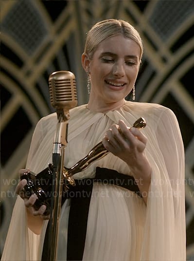 Anna's pleated Oscars gown on American Horror Story Delicate