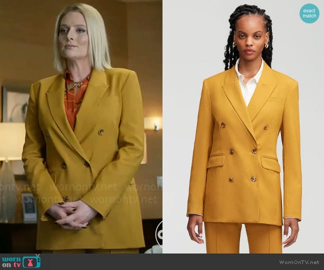 WornOnTV: Lexi’s yellow suit on Not Dead Yet | Lauren Ash | Clothes and ...