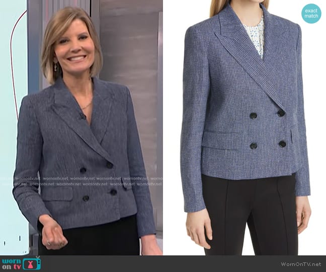 WornOnTV: Kate’s grey double breasted blazer on NBC News Daily | Kate ...