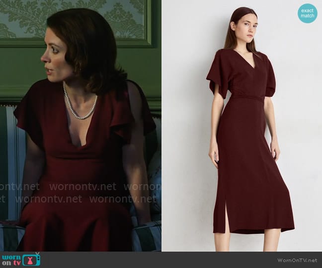 BOSS Dawinga Dress worn by Charlotte Collins (Lara Jean Chorostecki) on Chucky