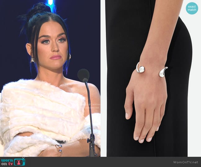 Bottega Veneta Drop Bracelet worn by Katy Perry on American Idol