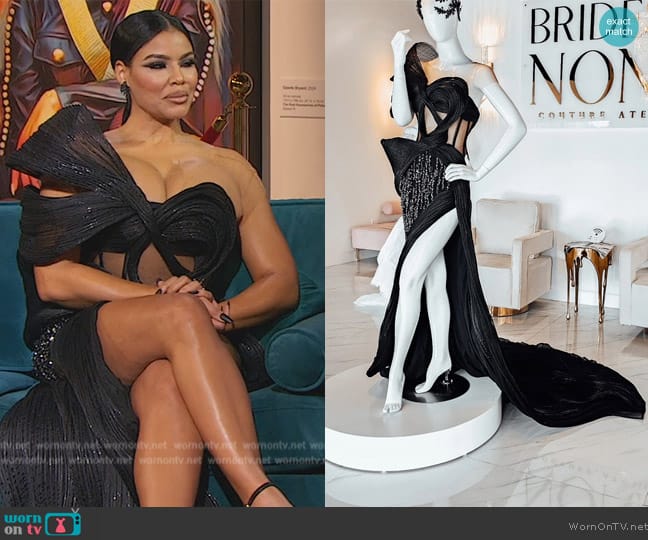 Brides by Nona Custom Dress worn by Mia Thornton on The Real Housewives of Potomac