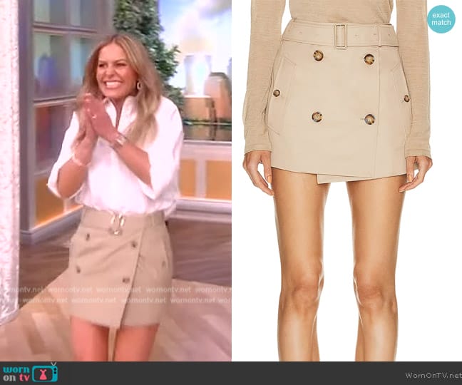 Burberry Brielle skirt worn by Candace Cameron on The View